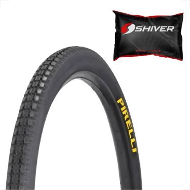 Imagem de Pneu Pirelli Primor 26 x 1.1 / 2x2 Barra Forte motorizada montadinha Bike + Camara de ar Shiver
