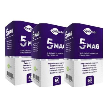 Imagem de Combo 3x Magnésio 5MAG– 60 Cápsulas | Vitalidade, Relaxamento e Bem-Estar