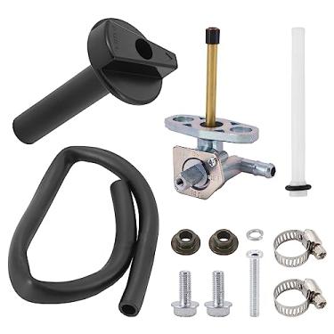 Imagem de Dokili Válvula De Combustível Petcock 16950-Hm8-003 16950-Hn7-003 Para H.Onda Recon Trx250 Rancher Trx350 Trx420 Foreman Trx450 Rubicon Trx500Fa Trx650Fa Com Parafuso Alavanca
