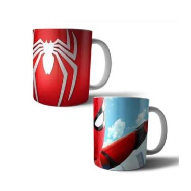 Imagem de Jogo 2 Canecas De Porcelana Homem Aranha Spider-Man 350Ml - Collection