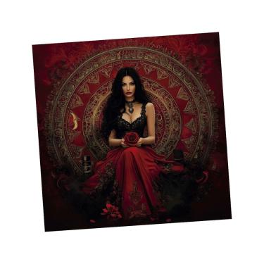 Imagem de Toalha para Leitura de Tarô Maria Padilha Delicada 70 cm