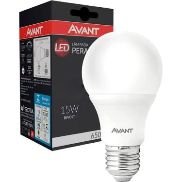 Imagem de Lâmpada Led 15w Bulbo E27 Bivolt Casa Comércio Avant 6500k