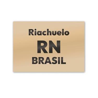 Imagem de Imã de Geladeira Riachuelo RN MDF 8cm x 5cm para Recordar