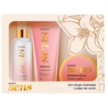 Imagem de Labotrat - Kit Desodorante Corpo Labotrat Sens C/3 Body/Hid/Esf Orquidea/Jasmim