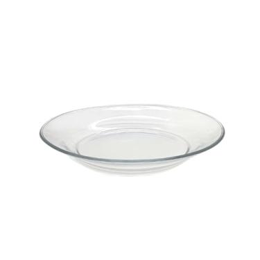 Imagem de Pratos de Vidro Jogo com 16 Peças - Prato de Jantar Fundo Cozinha Ideal p/Presente(KIT 4 PRATOS)