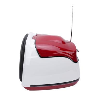 Imagem de Generic Caixa de Motocicleta, 38L Capacidade Caixa de Motocicleta Estilo Vintage para Scooters Elétricas (Vermelho profundo)