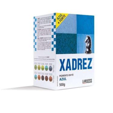 Imagem de Pó Xadrez Azul 500g para Colorir Bases - Lanxess