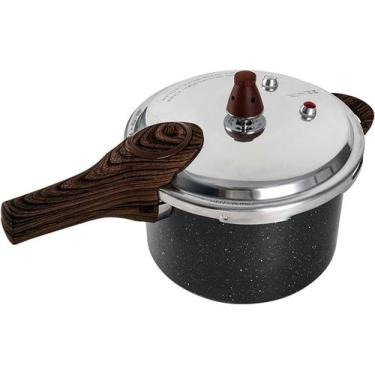 Imagem de Panela De Pressão Brinox Ceramic Life Granito 4,2l Indução GNT 4952/10