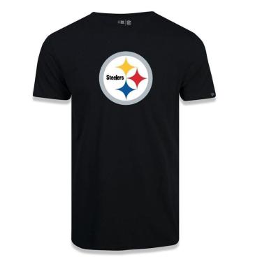 Imagem de Camiseta New Era Pittsburgh Steelers Logo Time NFL Unissex-Unissex