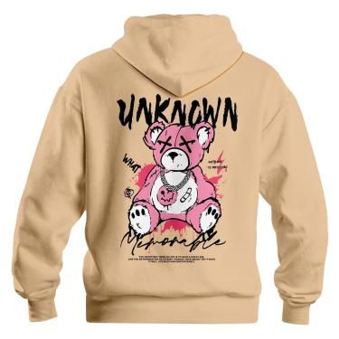 Imagem de Moletom Canguru Ursinho Unknown Blusa De Frio C/ Capuz-Unissex