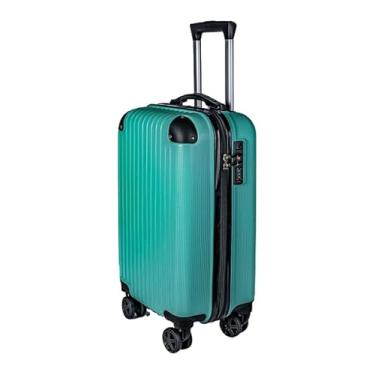 Imagem de Mala de Bordo 10KG ABS Florença Leve Giratória Viagem (Verde Água)