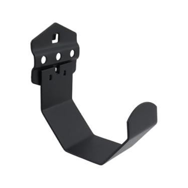 Imagem de Rannb Ganchos Pegboard de aço de metal resistente, ganchos de pino de 9,5 cm, adequado para quadros espaçados de 2,8 cm, ganchos de parede pretos para pendurar várias ferramentas em casa ou garagem