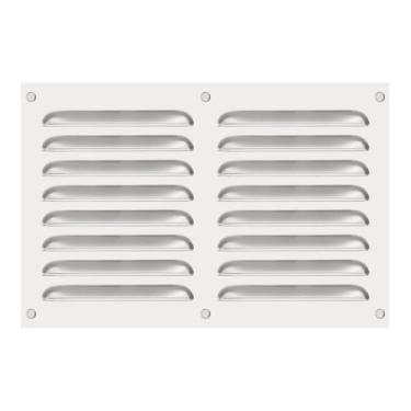 Imagem de PATIKIL Tampa de ventilação de aço inoxidável de 20 x 30 cm, cobertura de ventilação de grade de ar HVAC grade embutida para casa cozinha lareira banheiro parede teto, prata