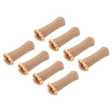 Imagem de PATIKIL Capa de maçaneta de porta, 8 peças anticongelante antiqueimadura protetor de maçaneta de porta capa de proteção para verão e inverno, quartos, banheiros, escritórios, móveis, madeira natural