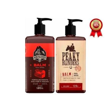 Imagem de Kit 2x Balm Para Barba Negra E Peaky Blinders Don Alcides