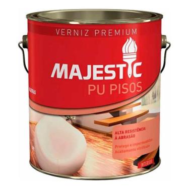 Imagem de Verniz Pu Incolor Acetinado Majestic Assoalho Madeira 3,6l - Renner