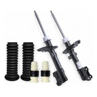 Imagem de Par Amortecedor Traseiro Turbogas GP33248 + Batente e Coifa Original Compatível com Oroch 2015 a 2023