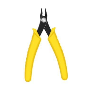 Imagem de Generic Alicate de corte de metal, ferramenta manual multifuncional compacta para reparo de fios, tesoura para fabricação de joias, projetos de artesanato, Alça Amarela