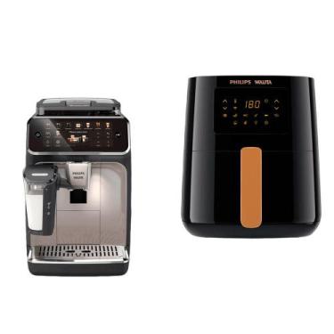 Imagem de Cafeteira Série 5500 + Airfryer Wi-Fi Série 5000 - Philips Walita, 220