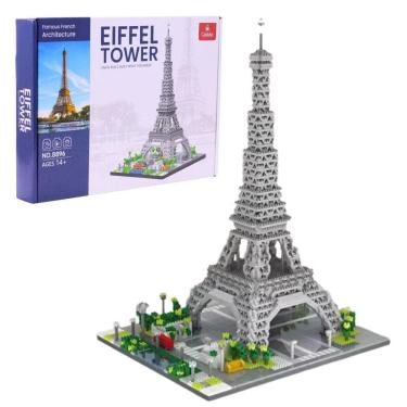 Imagem de Blocos De Montar Kidults Torre Eiffel 3420 Peças - Castela
