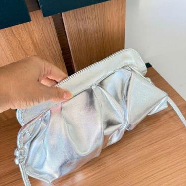 Imagem de Bolsa Nuvem Feminina Pequena Transversal Ombro material sintético Fash