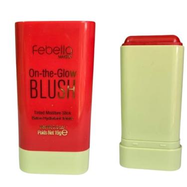 Imagem de Blush Stick Formato Coração ou Tradicional Alta Pigmentação e Acabamento Iluminado (Blush Bastão 02)