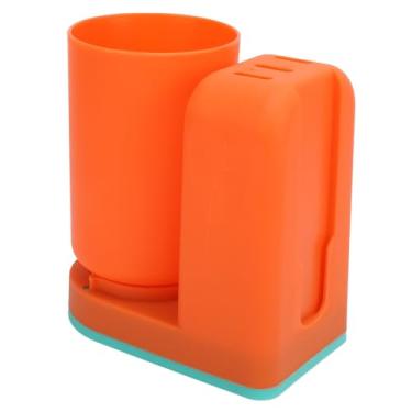 Imagem de Zhjvihx Organizador da Escova de Dentes do Banheiro, Porta -Dentes de de Escova de Grande Capacidade Design Simples Pp Higiênico Multiuso para Banheiro (#1)