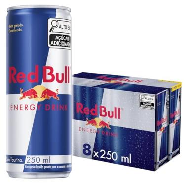 Imagem de Pack de 8 Latas Red Bull Energético, Energy Drink, 250ml