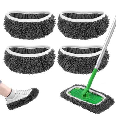 Imagem de Refil de almofadas úmidas reutilizáveis para Swiffer Sweeper Mop Yicot