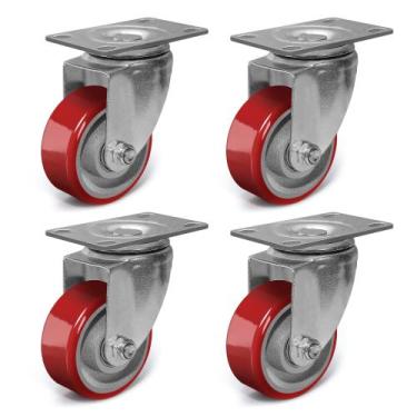 Imagem de Conjunto de 4 peças pesadas Caster Wheels ZDNEY de 3 polegadas para 63