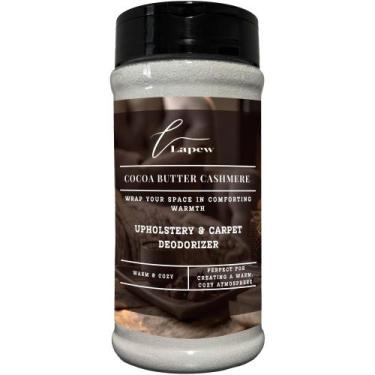 Imagem de Ambientador de carpetes em pó Lapew, manteiga de cacau, caxemira, 1 kg