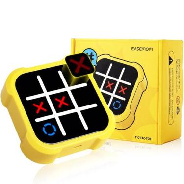 Imagem de Consola de jogos de quebra-cabeça elétrica portátil EASEMOM Tic Tac To