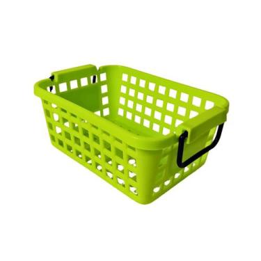 Imagem de Cesta Empilhável Multiuso Exclusive Verde Neon - Dikamais
