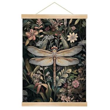 Imagem de You found a duck Cabide magnético de madeira para pôster com estampa de arte de coroa de pássaro, retrato de pássaro turquesa, decoração de parede de fundo preto (BG10)