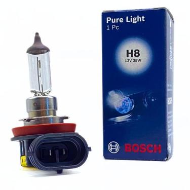 Imagem de Lâmpada H8 Bosch Pure Light Halógena Farol 12V 35W