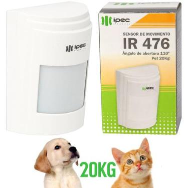 Imagem de Sensor de Alarme Presença Movimento Infravermelho Com Fio Pet 20kg IR4