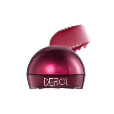 Imagem de Máscara labial hidratante noturna com vitamina E, protetor labial reparador, protetor labial para dormir para lábios hidratados, cheios e irresistíveis (0,2 ml), cereja