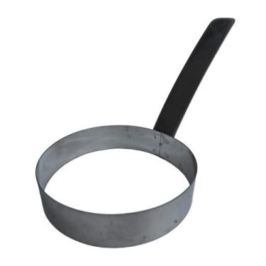 Imagem de Modelador de ovo redondo inox 11x2,5cm aro para modelar ovo - TUTIPAN/