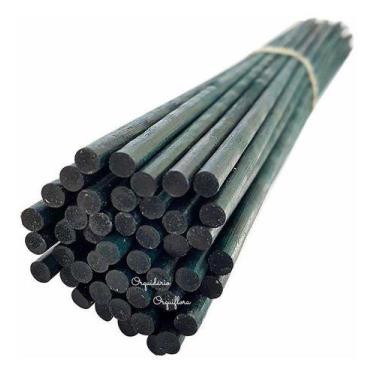 Imagem de Kit 30 Estacas Tutor De Plantas Haste Pintada Bambu 70cm - Orquiflora