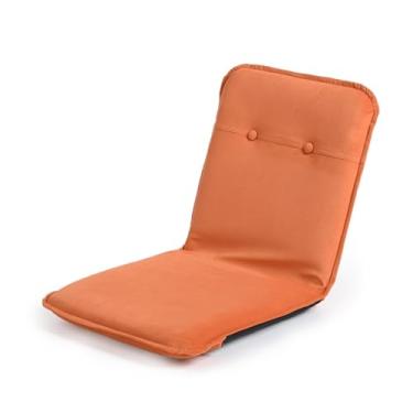 Imagem de Cadeira de chão portátil, cadeira de chão ajustável com suporte para as costas, assento confortável e dobrável, cadeira de jogos, cadeira de meditação, cadeira de sofá preguiçosa para crianças
