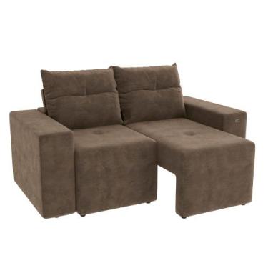 Imagem de Sofá Kappesberg Solaris 3 Lugares Retrátil e Reclinável, MARROM
