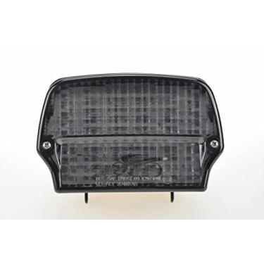 Imagem de Compatível com BMW R100R/ R100RT/ R100CS / R45/R80/R65/R80RT; luz traseira de LED + função de seta integrada (lente de fumaça)