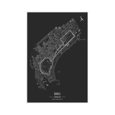 Imagem de Pôster De Mapa De Corrida F1 2025 Para Decoração De Casa, Sala De Esta