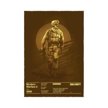 Imagem de Pôster De Tela Moderno De Call of Duty: Modern Warfare Com Operadores,
