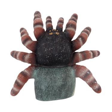Imagem de Fantoches de Mão para Crianças | Fantoches De Mão Aranha Para Fantasias | Realista De Halloween Para Adultos Crianças Creche Entretenimento Sala De Aula Contação De Histórias