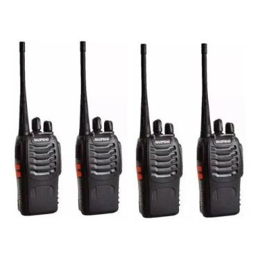 Imagem de Pacote x4 do transmissor de rádio Walkie Talkie Baofeng BF-777S - Ligh