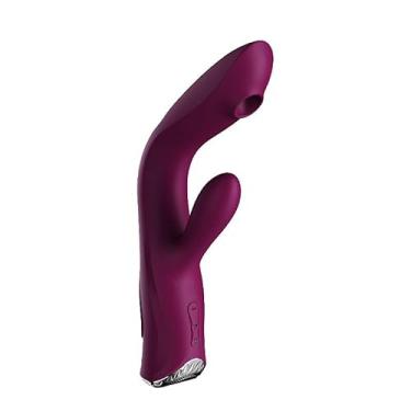 Imagem de Sexy Import Vibrador de Ponto G e Clitóris, LCD, 7 Modos de Pulsação e Vibração, Silicone e ABS, Recarregável USB, 21cm x 3,5cm