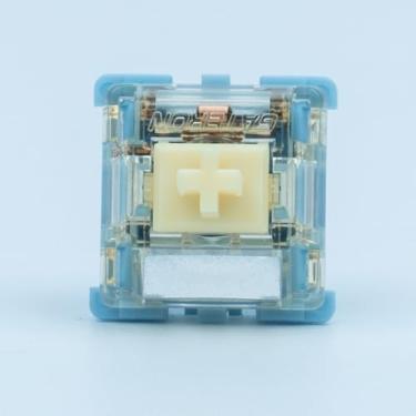 Imagem de Gateron Interruptores de teclado Lemon Seabreeze, linear 45gf 5 pinos SMD LED pré-lubrificado de fábrica para teclado mecânico MX (35)