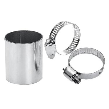 Imagem de Conector de tubo de aquecedor de estacionamento de 24 mm, mangueira de conector de exaustão de ar diesel de aço inoxidável com braçadeira mangueira de ventilação de gás para Webasto