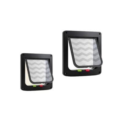 Imagem de Porta Para Passagem De Animais De EstimaçãO Para CãEs Grandes(Preto)